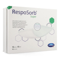 Resposorb® Super Saugkompresse 10 x 10 cm, steril